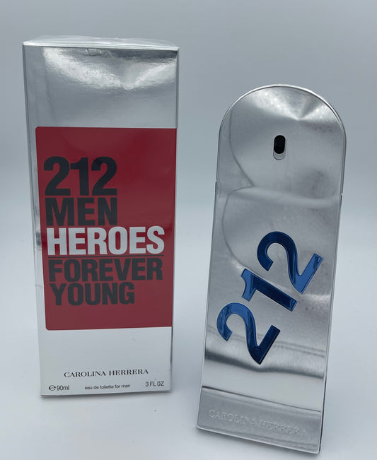 Carolina Herrera 212 Men Heroes Forever Young Eau de Toilette, 3 Fl. oz.