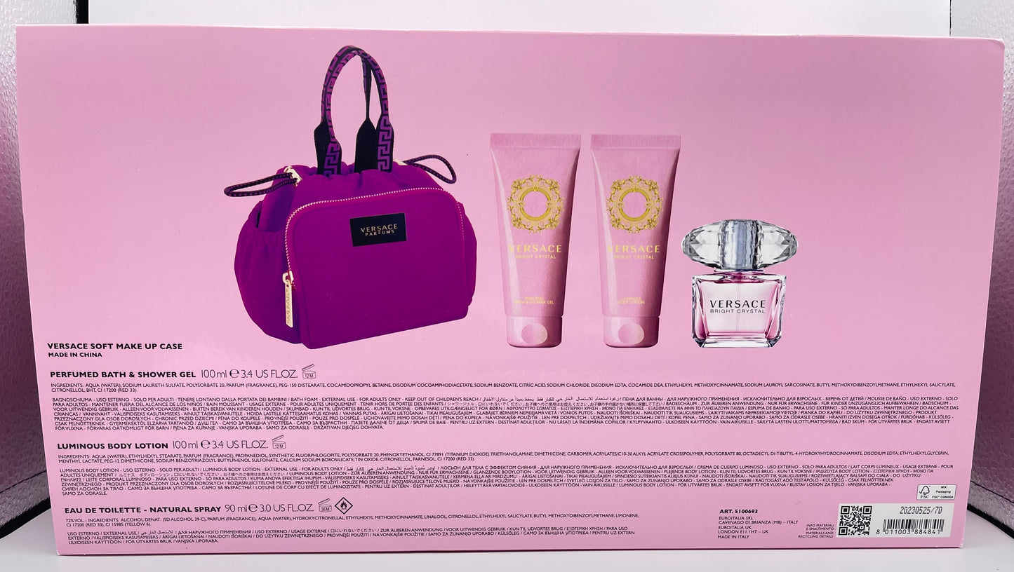 Versace Bright Crystal 4-Pc. Set