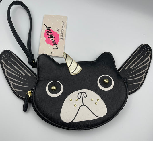 Betsey Johnson Pug Unicorn Coin Purse