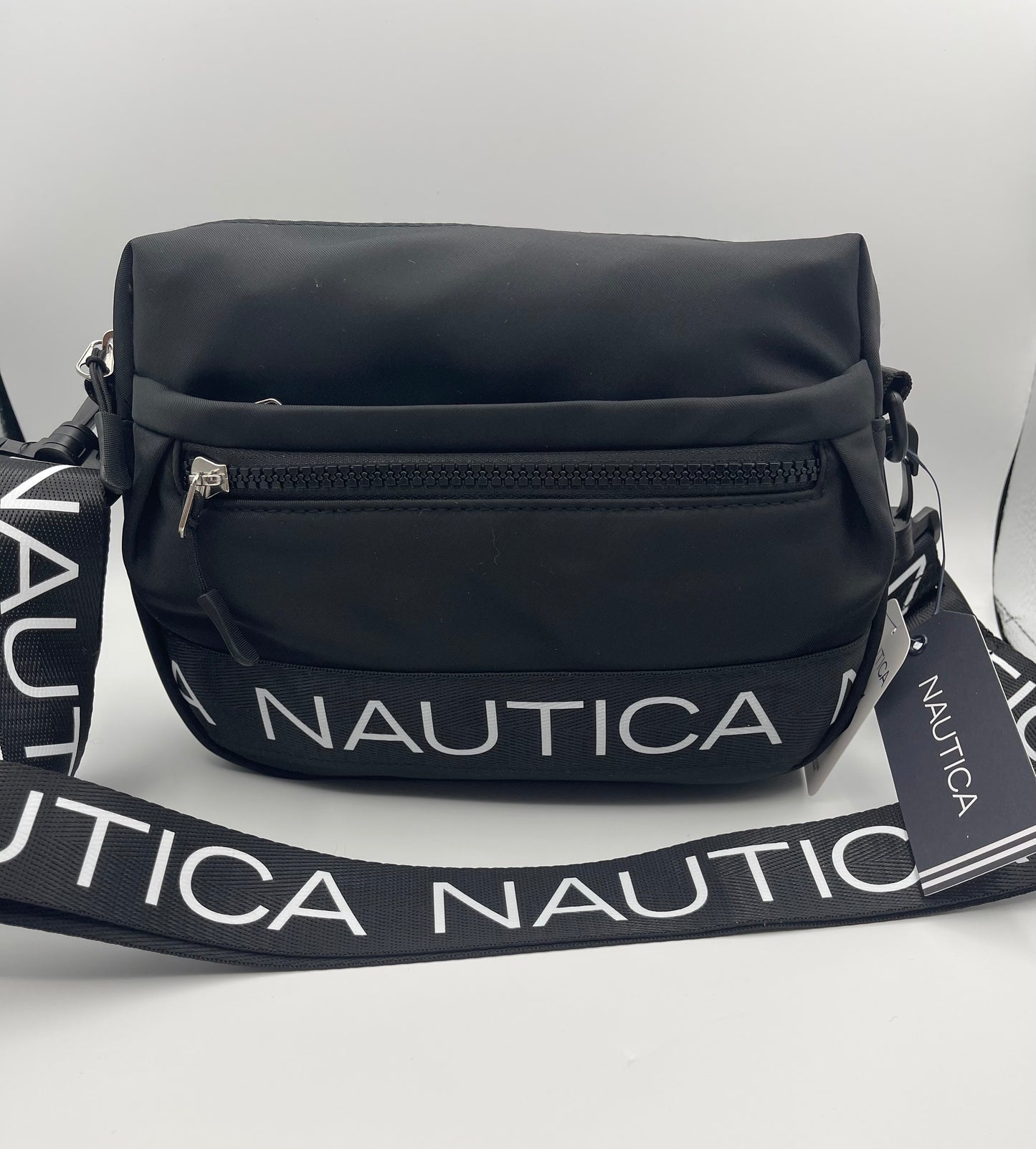 Nautica Women's Black Crossbody Bean Bag