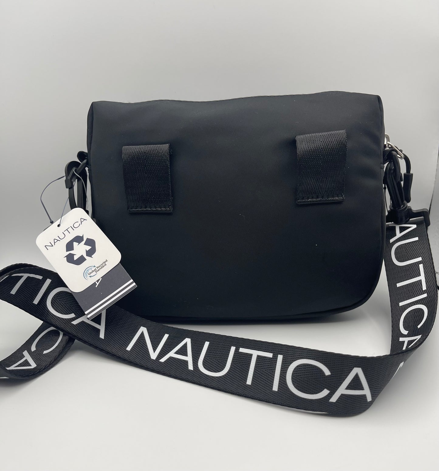 Nautica Women's Black Crossbody Bean Bag